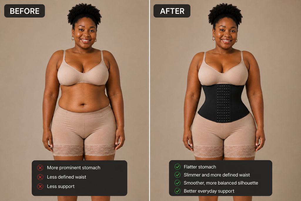 SLIMMY Sculpting Waist Trainer – Firm Support & Invisible Comfort