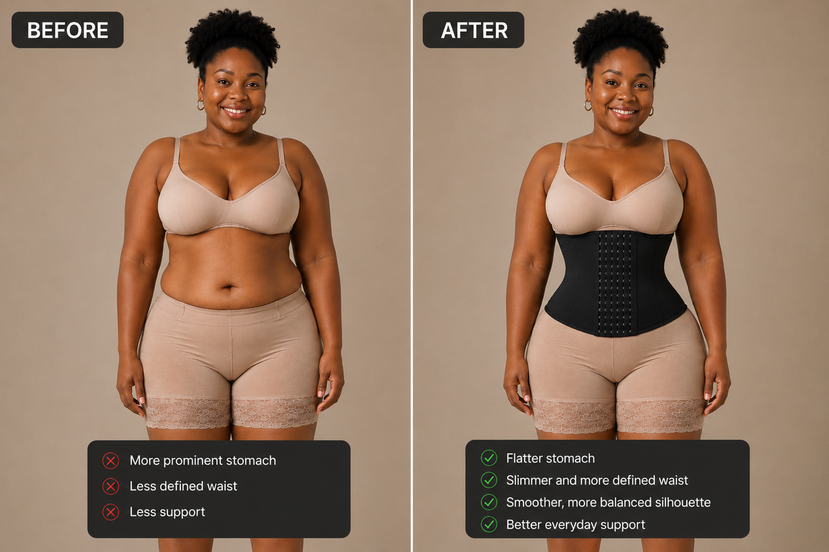 SLIMMY Sculpting Waist Trainer – Firm Support & Invisible Comfort