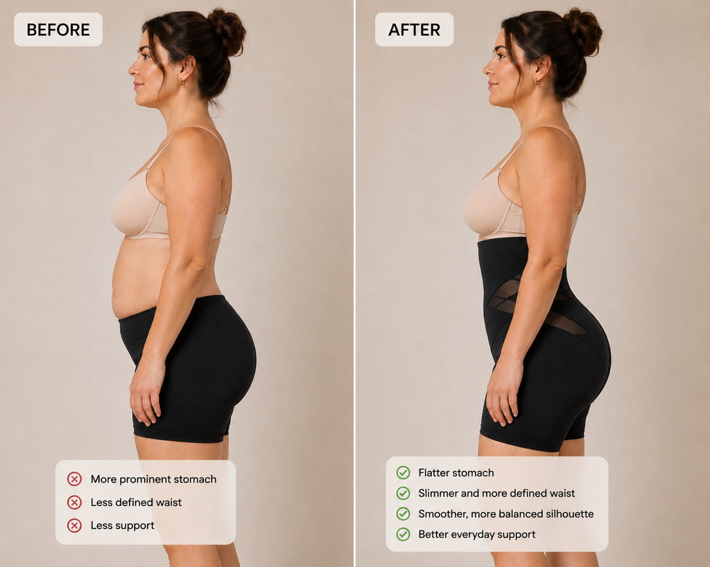 SLIMMY Ultra Sculpt Shorts – Premium High-Waisted Shapewear