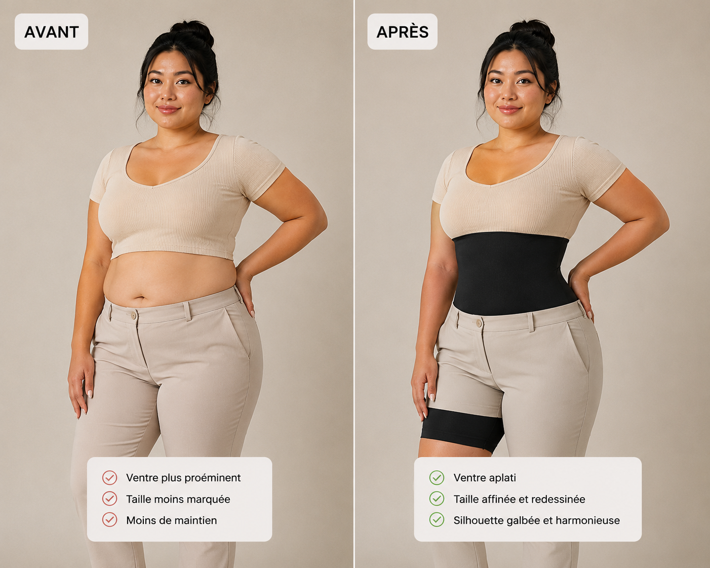 SLIMMY High-Waisted Sculpting Shorts – Seamless Tummy Control